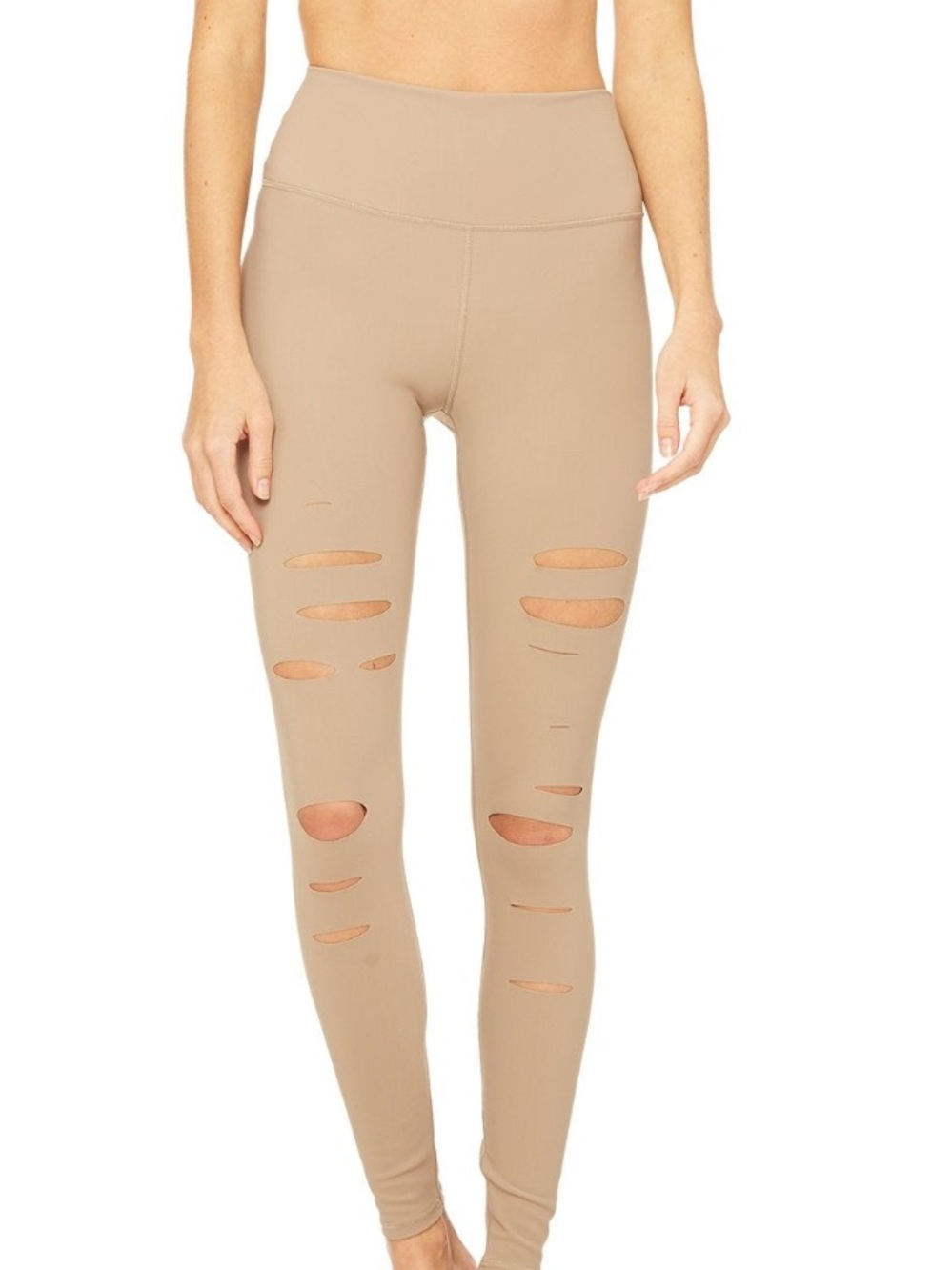 Alo ripped warrior leggings gravel small